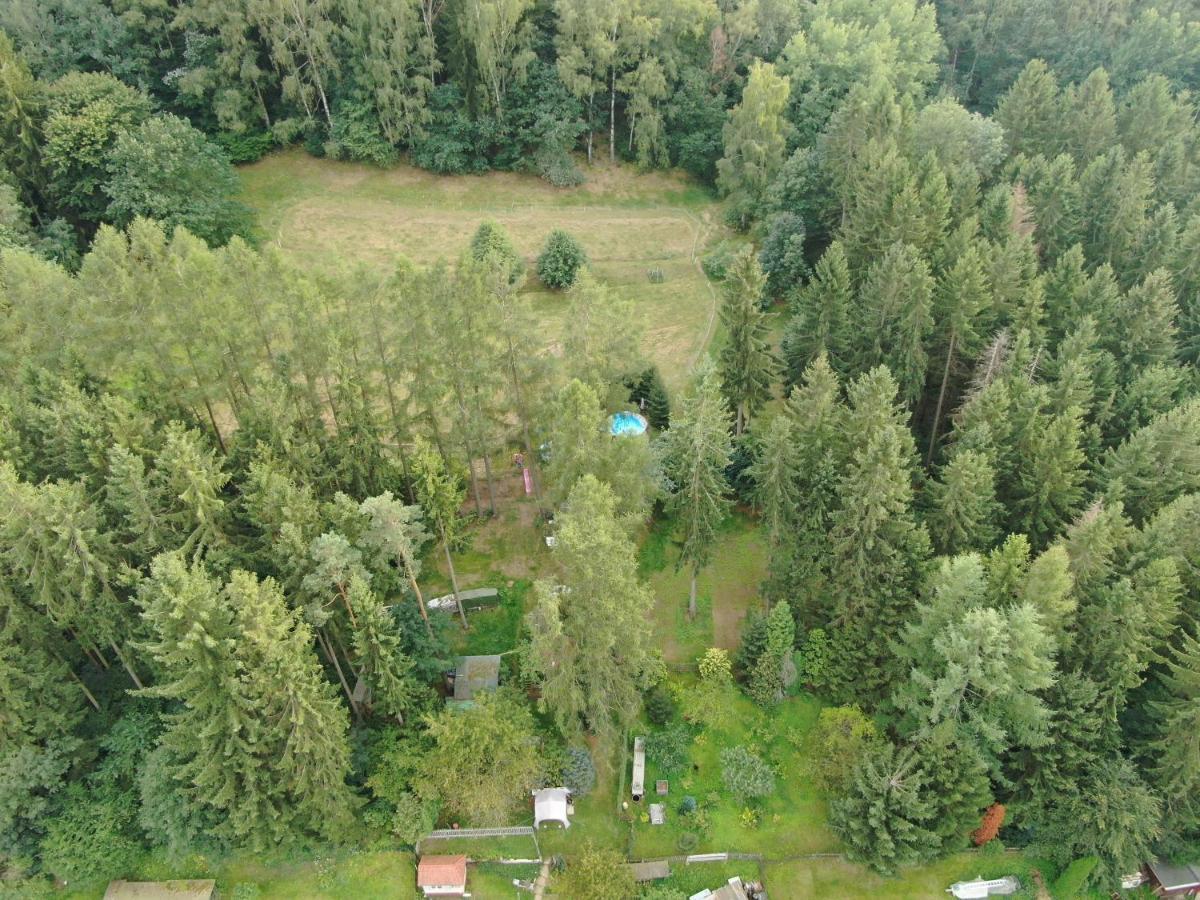 Ferienwohnung Am Wald Зебніц Екстер'єр фото